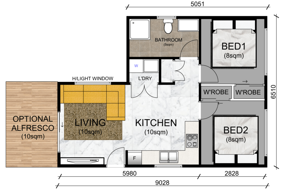 Granny Flat Designs Floor Plan Sydney Meadan Homes